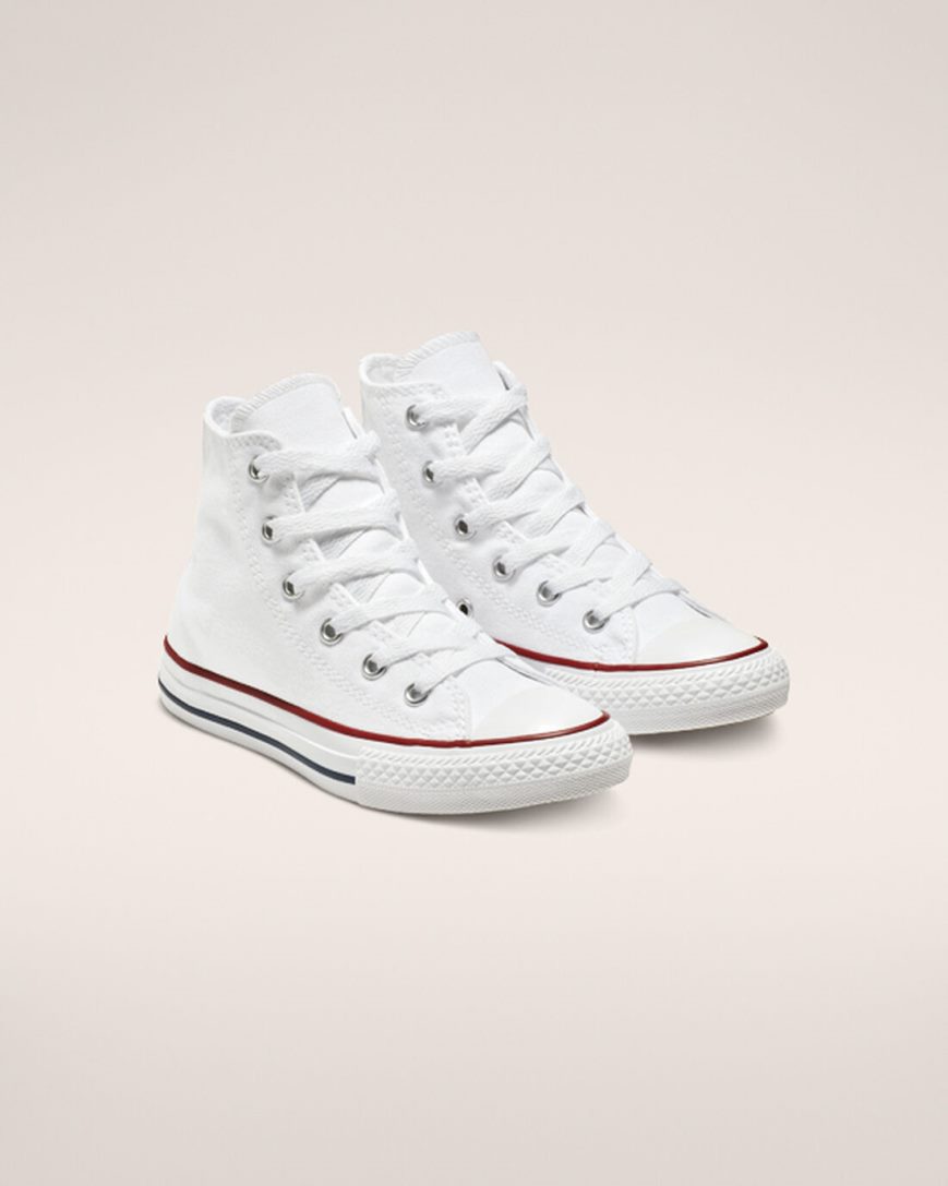 Boys' Converse Chuck Taylor All Star Classic High Top Shoes White | AU 980C5U